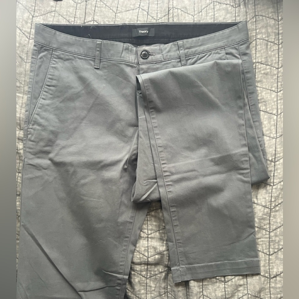 Theory Black and Gray Pants. 32x32
